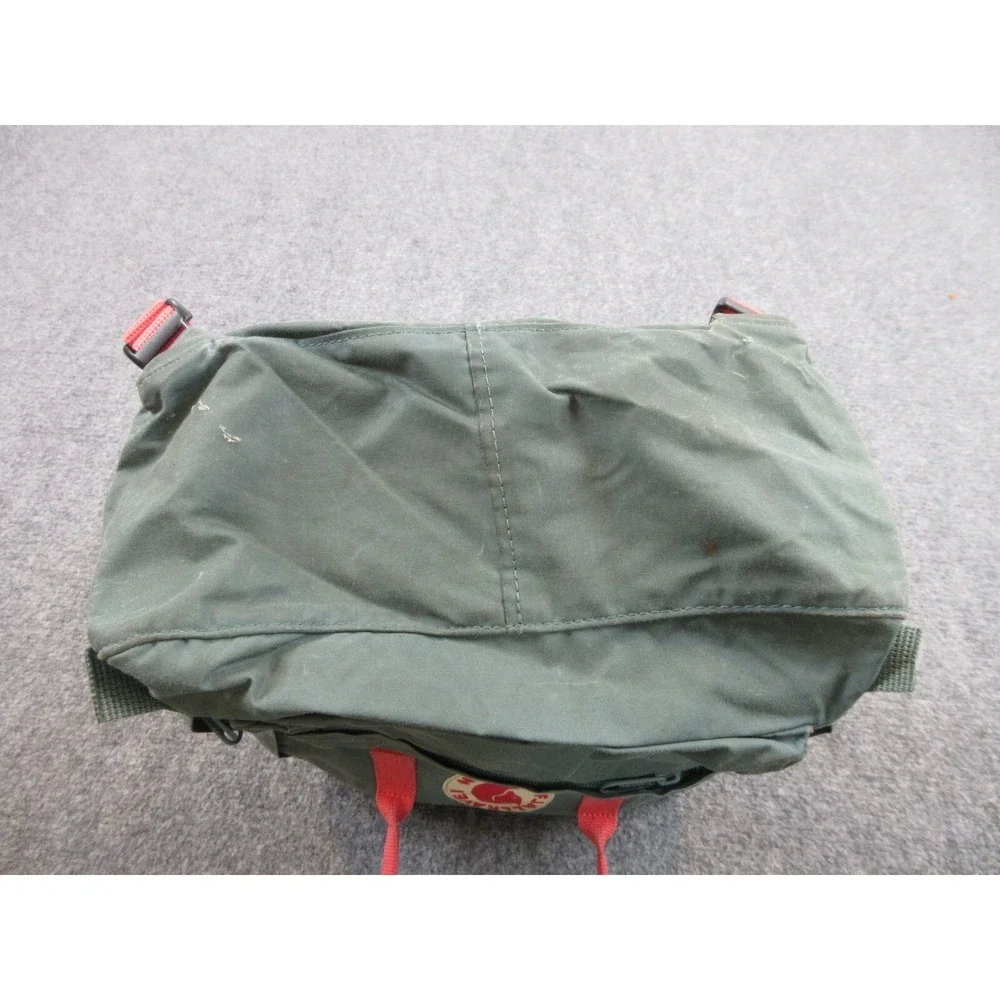 Fjallraven Kanken Sling‎ Mini Backpack Frost Green Coral Pink Casual Pocket